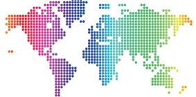 Dotted World Map